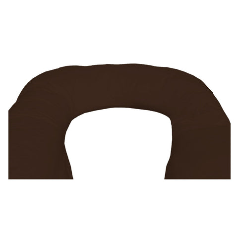 Body Pillow U-Shaped Extra Light Full Body Maternity Pillow Brown