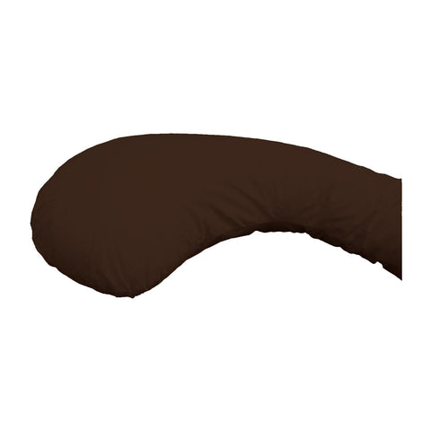 Body Pillow U-Shaped Extra Light Full Body Maternity Pillow Brown
