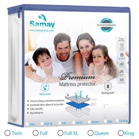 Mattress Cover Bed Bug & Waterproof Premium Hypoallergenic Protector