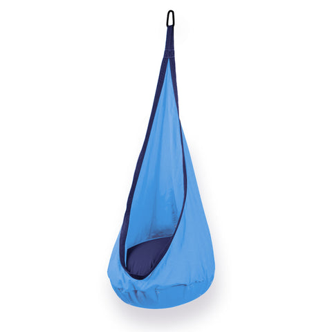 Hanging Hammock Pod Swing Chair For Kids Premium - Light Blue